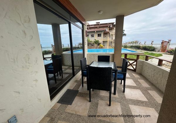 Patio by the pool