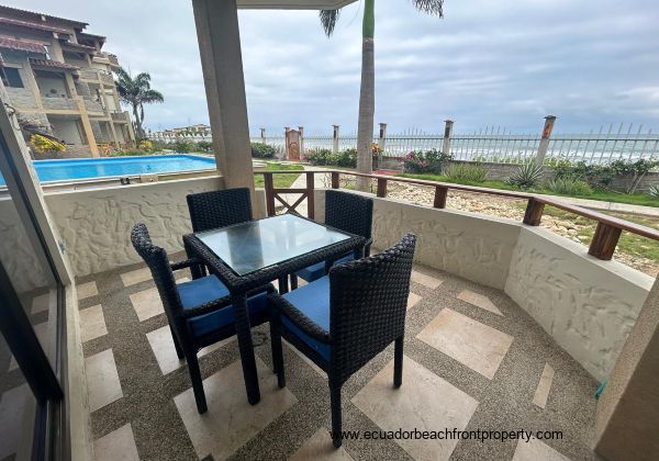 Patio by the pool