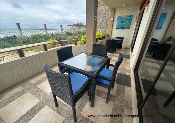 Patio by the pool