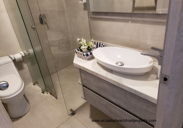 Tastefully remodeled bathrooms