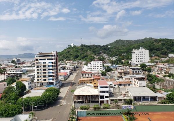 City and hillside views