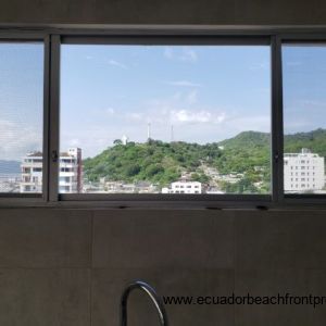 Hillside views from over the kitchen sink