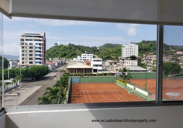 tennis club and gym right next door