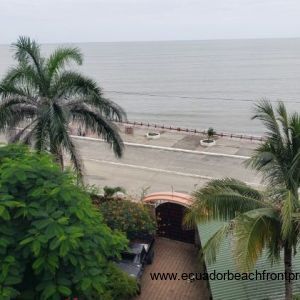 Main entrance from the beachfront promenade