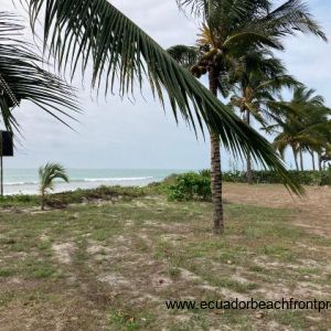 Direct beachfront land