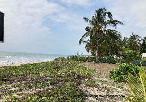 Direct beachfront land