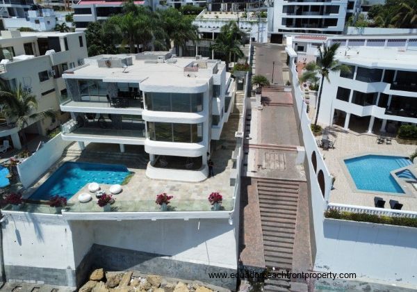 stairway access to ocean