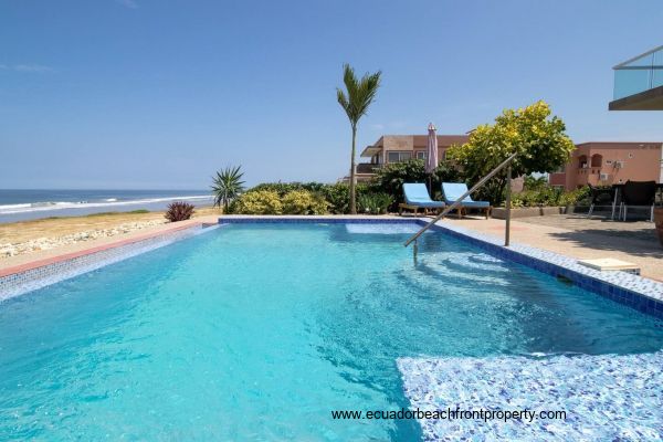 Private oceanfront pool