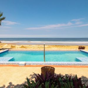 Private oceanfront pool