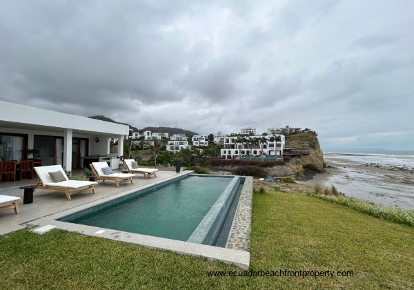 Oceanfront heated pool