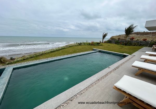 Oceanfront heated pool