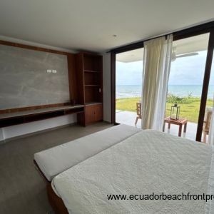 Master suite with oceanfront patio right outside