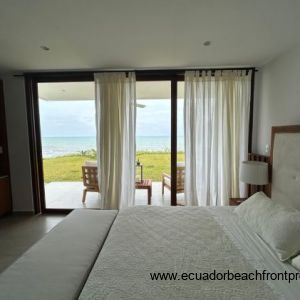 Master suite with oceanfront patio right outside