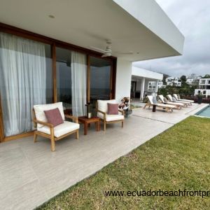 Oceanfront patio