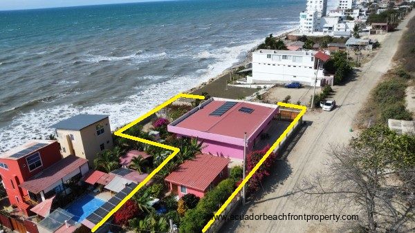 Beachfront Home for Sale in Crucita