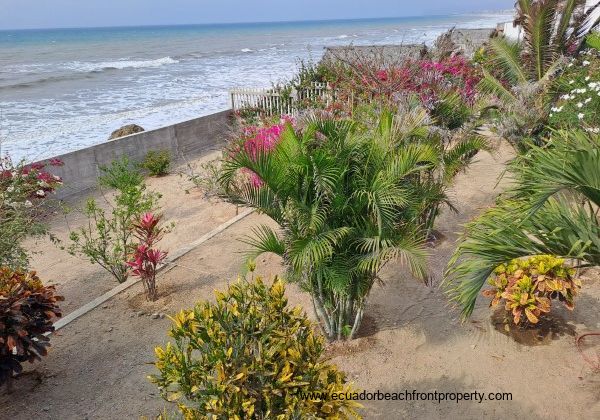 Garden and ocean views