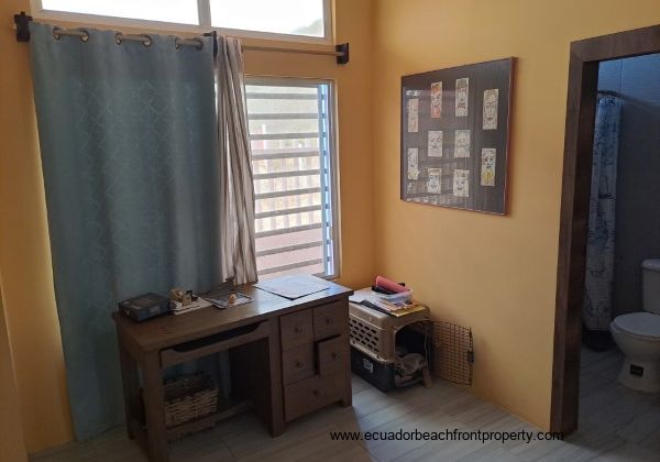 Bedroom 2 used as an office/library