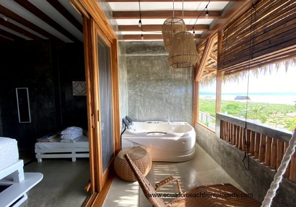 Beachfront hotel or private estate