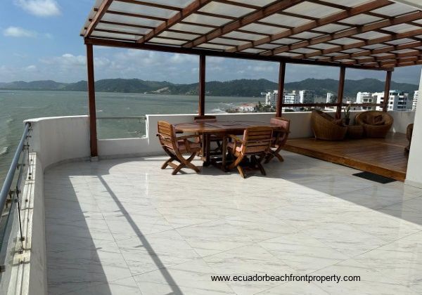 Stunning views from the terrace