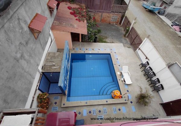 Beachfront hotel for sale in Ecuador